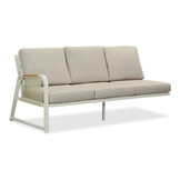 Como hoek loungeset 6 personen | aluminium + polywood | beige | 4-delig - 271x210cm
