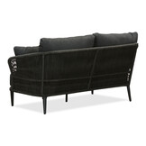 Palermo hoek loungeset 5 personen | aluminium + touw | Lava Grey | 4-delig - 230x230cm