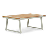 Como stoel-bank loungeset - 5 personen | aluminium + polywood | beige | 3-delig