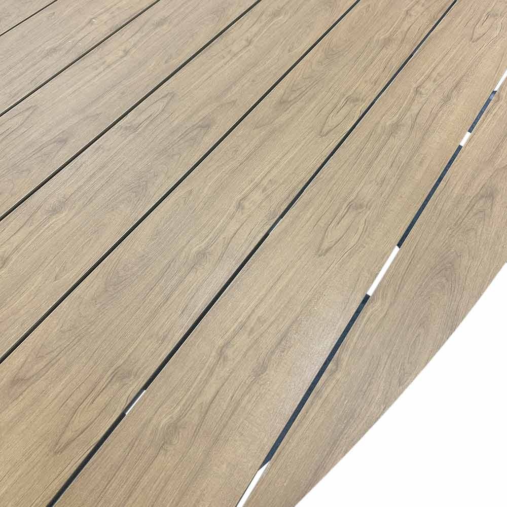Dallas dining tuintafel 8 personen | polywood + aluminium | wit | 280cm