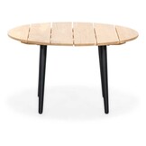 Palermo hoek loungeset met tussenmodule & teak tafels 6 personen | aluminium + touw | Lava Grey