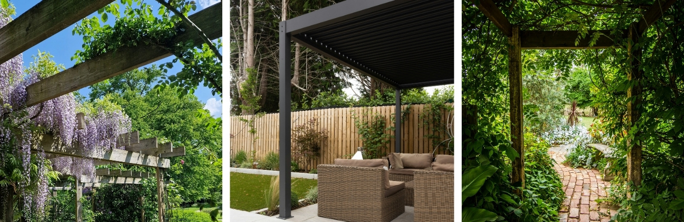 Pergola in de tuin inspiratie