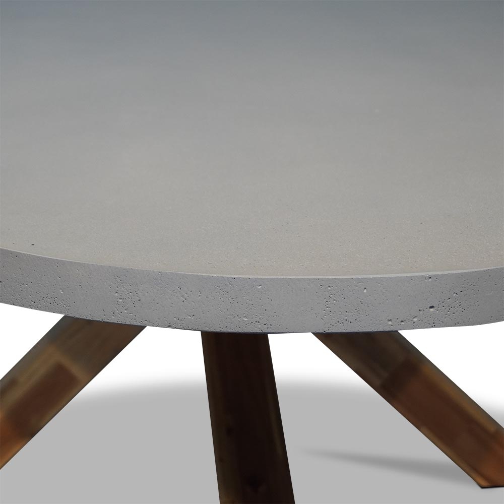 Livorno/Carlos Charcoal dining tuinset | 8 personen | betonlook + wicker | 280cm ovaal