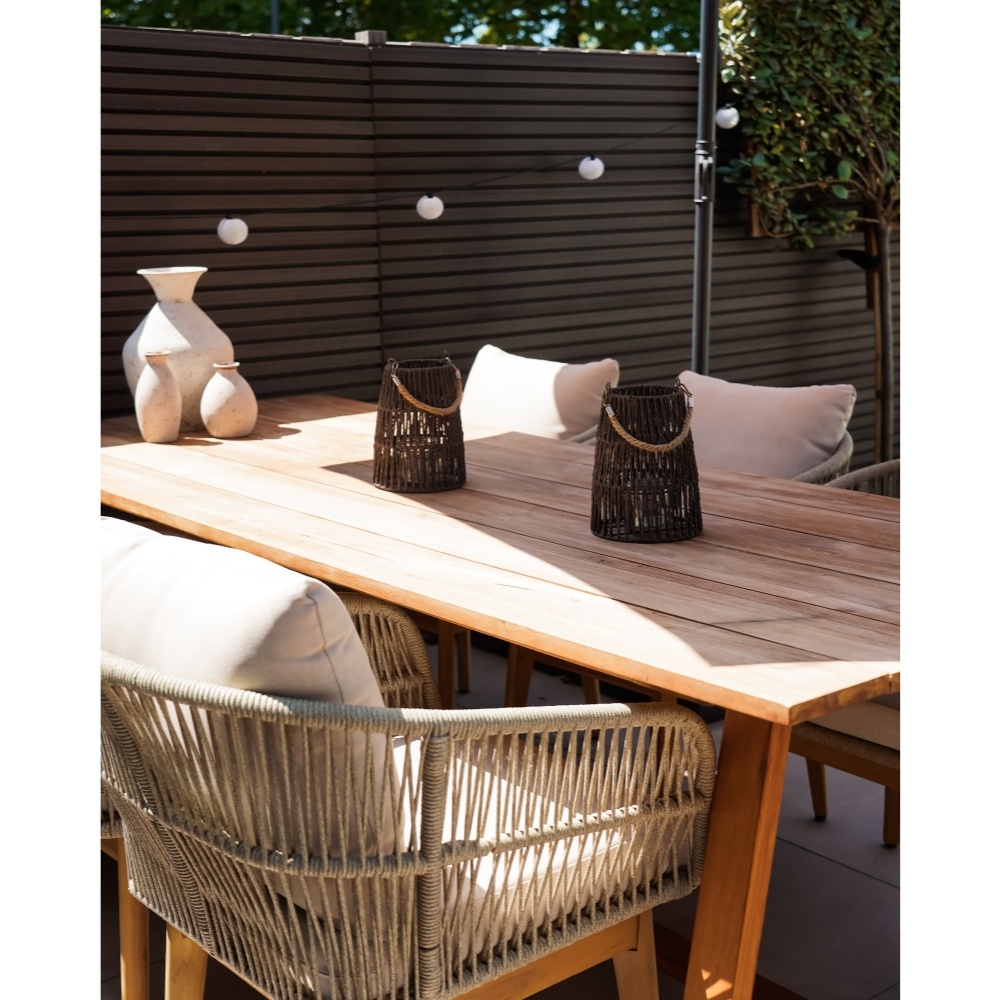 Gotenburg dining tuintafel 6 personen | teakhout | Natural Teak | 250cm