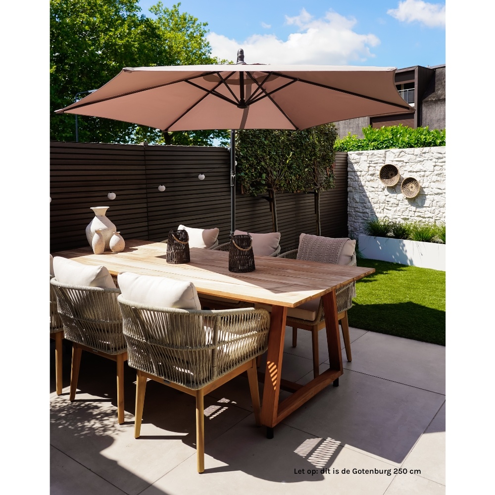 Gotenburg dining tuintafel 4 personen | teakhout | Natural Teak | 200cm