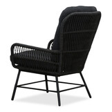 Dex loungestoel tuin set van 2 | touw + aluminium | Lava Grey