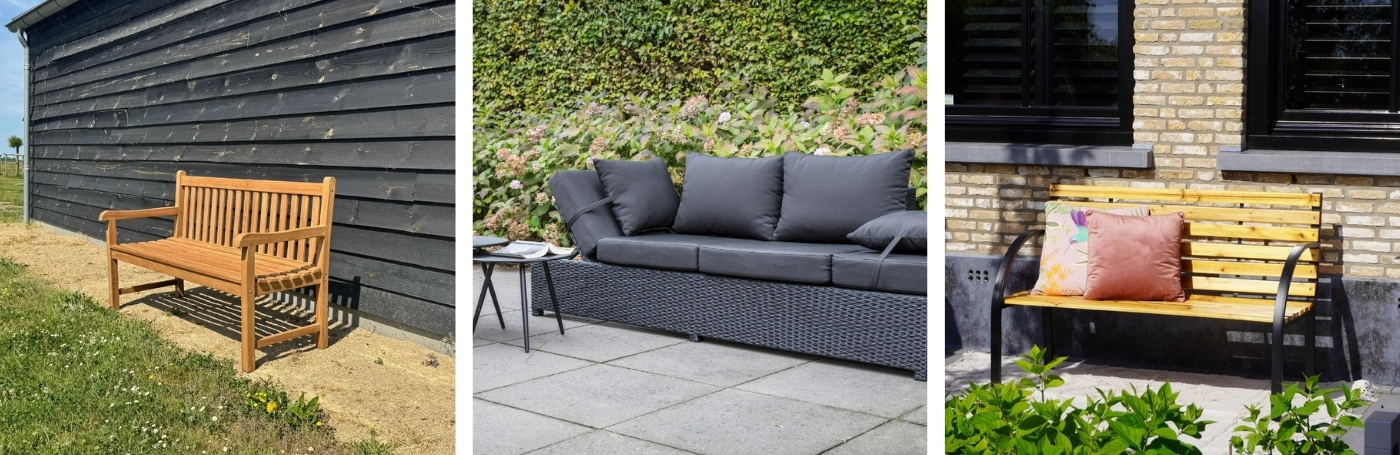 Hoe hoog is een tuinbank