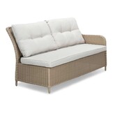 Arizona dining loungeset 7 personen | wicker + aluminium | Royal Sand | 5-delig - 245x245cm | zonder tafel