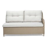 Arizona dining loungeset 7 personen | wicker + aluminium | Royal Sand | 5-delig - 245x245cm | zonder tafel