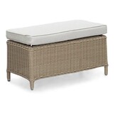 Arizona dining loungeset 7 personen | wicker + aluminium | Royal Sand | 5-delig - 245x245cm | zonder tafel