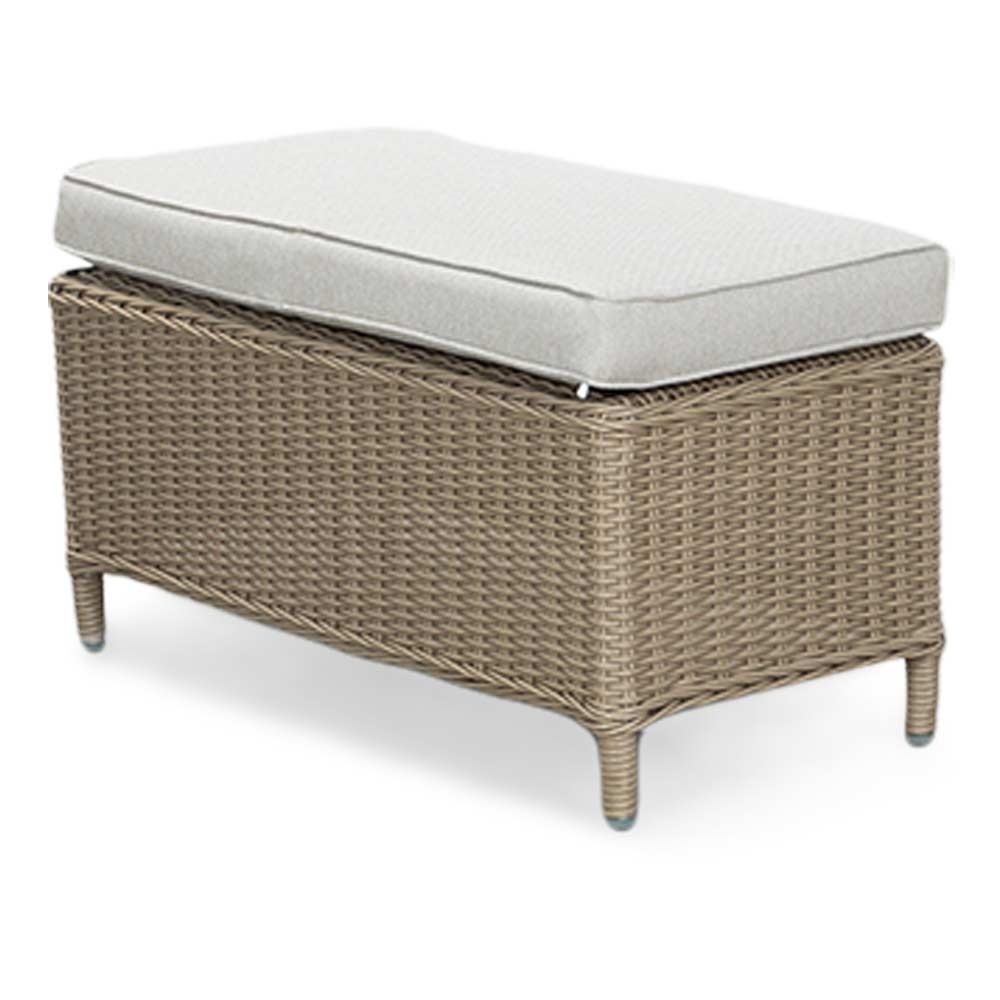 Arizona dining loungeset 7 personen | wicker + aluminium | Royal Sand | 5-delig - 245x245cm | zonder tafel