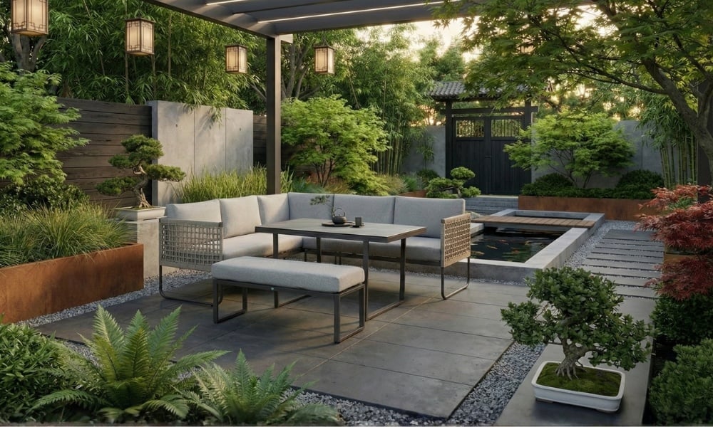 Aziatische tuinstijl