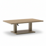 Bordeaux dining loungeset 6 personen | aluminium + polywood | beige | 4-delig - 290x225cm
