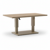Bordeaux dining loungeset 6 personen | aluminium + polywood | beige | 4-delig - 290x225cm