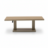 Bordeaux dining loungeset 6 personen | aluminium + polywood | beige | 4-delig - 290x225cm
