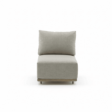 Beau hoek loungeset 6 personen | aluminium + touw | grijs | 4-delig - 304x234cm