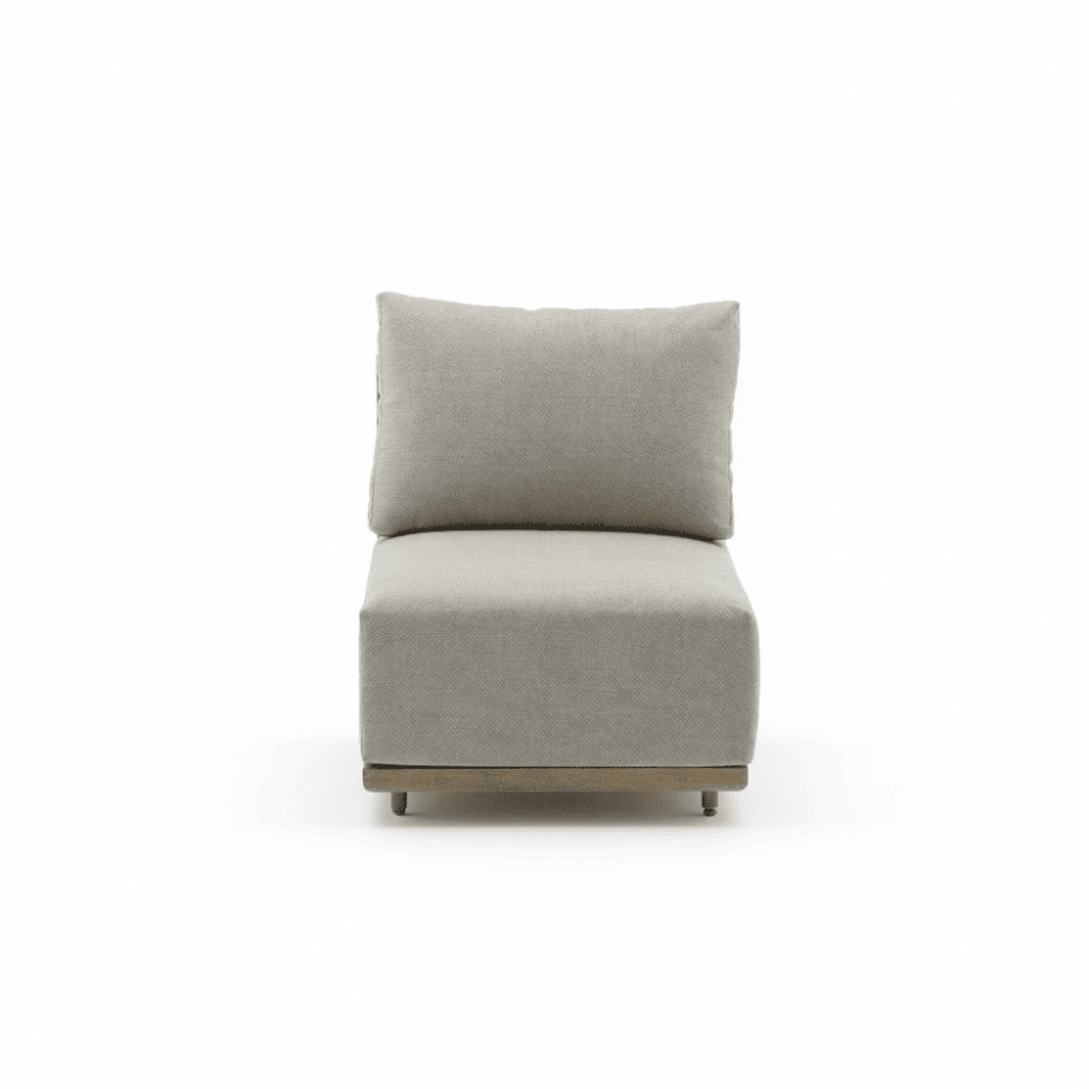 Beau hoek loungeset 6 personen | aluminium + touw | grijs | 4-delig - 304x234cm