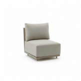 Beau hoek loungeset 6 personen | aluminium + touw | grijs | 4-delig - 304x234cm