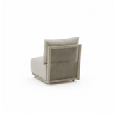 Beau hoek loungeset 6 personen | aluminium + touw | grijs | 4-delig - 304x234cm