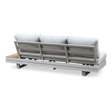 Vegas hoek loungeset-links 6 personen incl. tafel | aluminium + polywood | beige | 5-delig