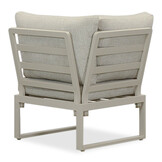 Lola hoek loungeset L-vorm 6 personen incl. tafel | aluminium + polywood | beige | 5-delig