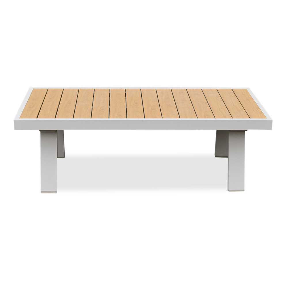 Lola stoel-bank loungeset 5 personen | aluminium + polywood | beige | 4-delig