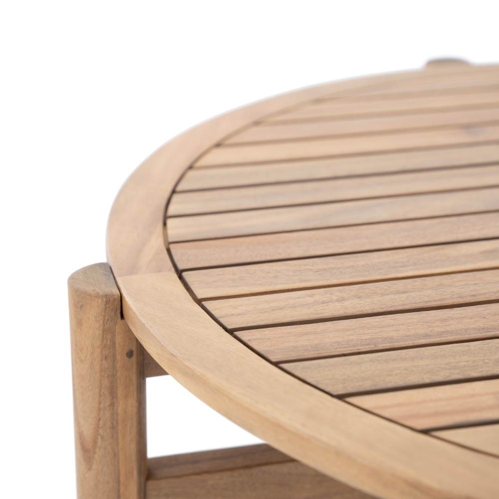 Braga hoek loungeset 6 personen incl. tafel | touw + hardhout | zand | 5-delig - 235x235cm