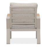 Seattle stoel-bank loungeset 5 personen incl. tafel | aluminium + polywood | beige | 4-delig