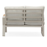 Seattle hoek loungeset 6 personen incl. tafel | aluminium + polywood | beige | 6-delig - 270x210cm