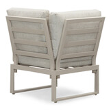 Seattle hoek loungeset 6 personen incl. tafel | aluminium + polywood | beige | 6-delig - 270x210cm