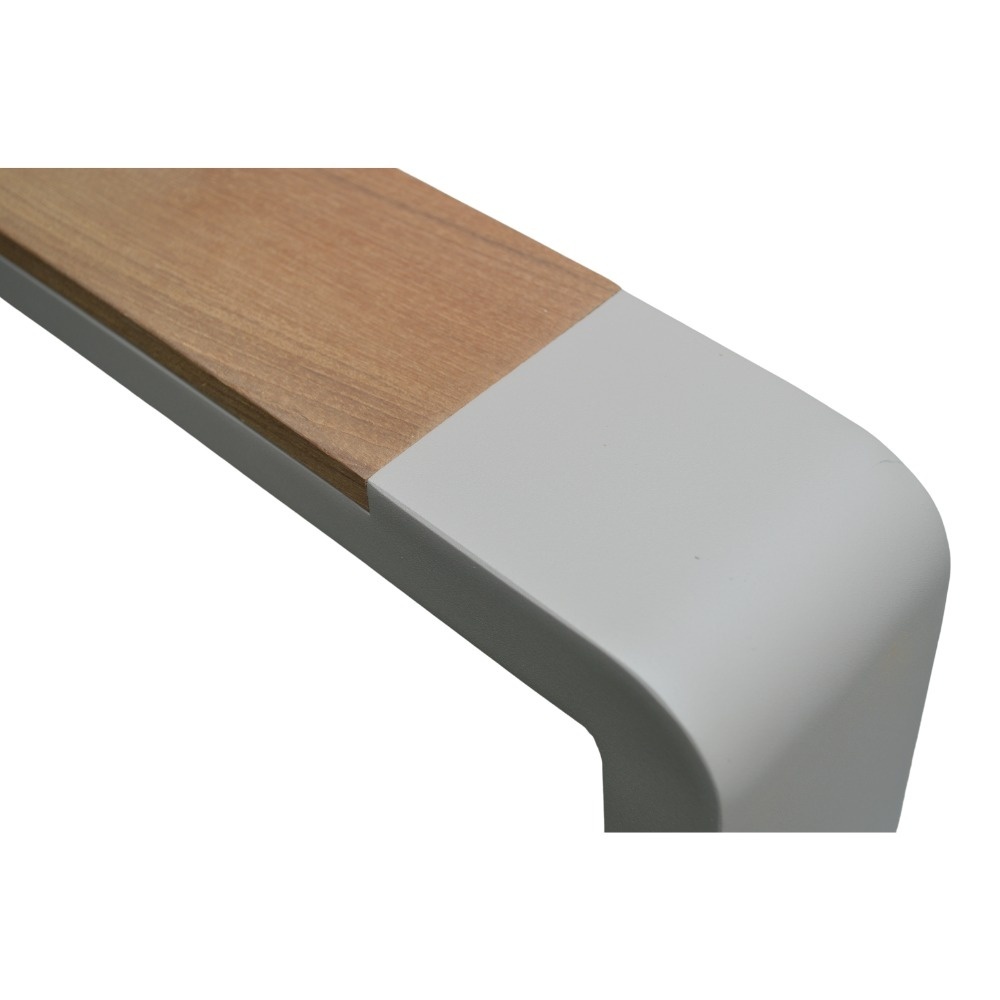 Seattle hoek loungeset 6 personen incl. tafel | aluminium + polywood | beige | 6-delig - 270x210cm