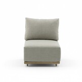 Beau hoek loungeset 6 personen incl. tafels | aluminium + touw | grijs | 6-delig - 304x234cm