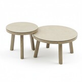 Beau hoek loungeset 6 personen incl. tafels | aluminium + touw | grijs | 6-delig - 304x234cm