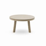 Beau koffietafel | aluminium + keramiek | Natural | 70cm rond