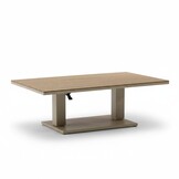 Bordeaux dining loungeset 6 personen | aluminium + polywood | beige | 4-delig - 290x225cm