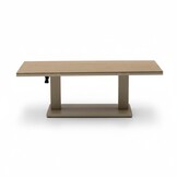 Bordeaux dining loungeset incl. bank 8 personen | aluminium + polywood | beige | 5-delig - 290x225cm