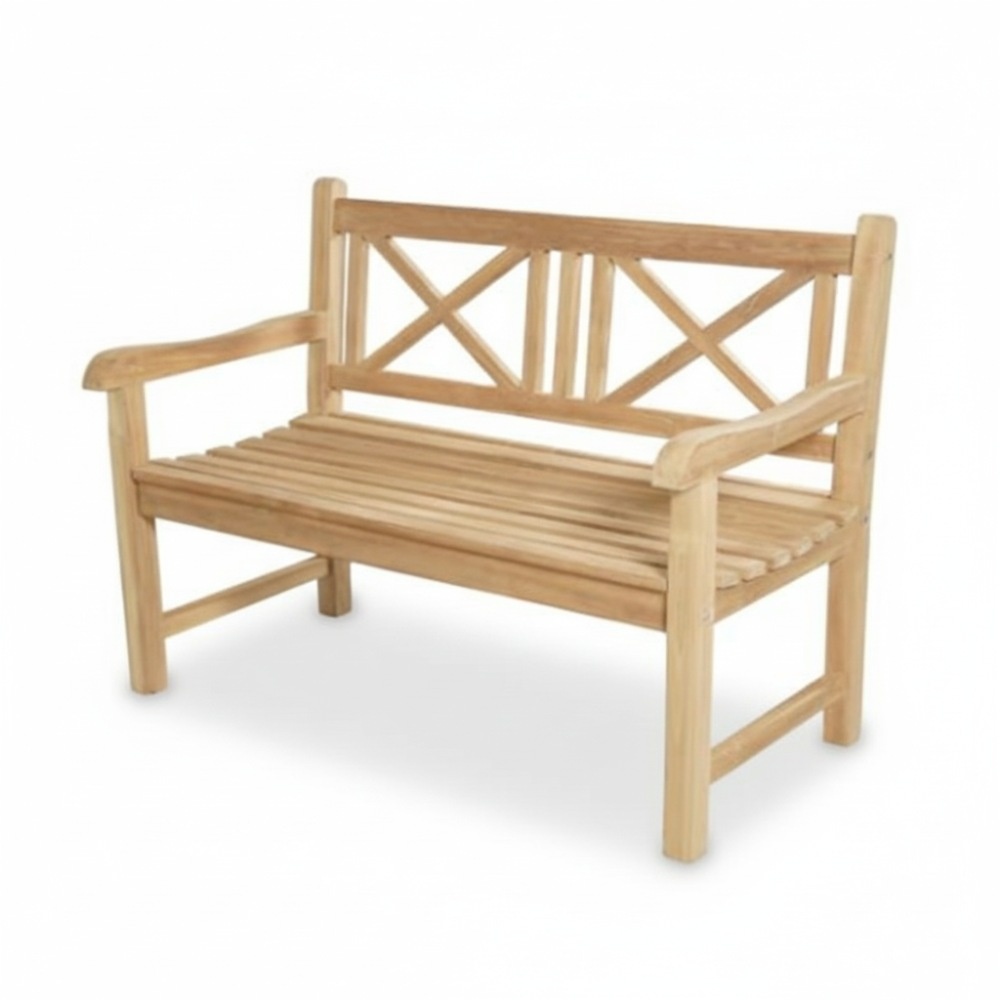 Lissabon 2-zits tuinbank | teakhout | Natural Teak | 120cm