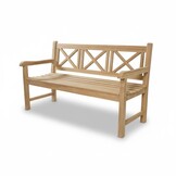Lissabon 3-zits tuinbank | teakhout | Natural Teak | 150cm