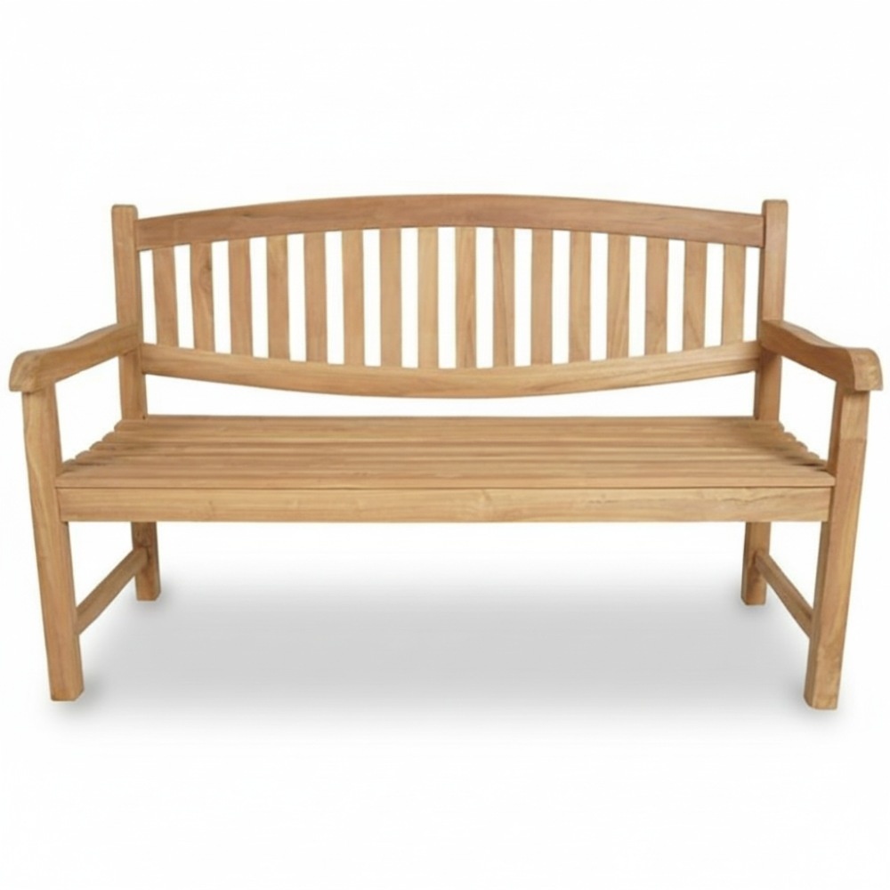 Lille 3-zits tuinbank | teakhout | Natural Teak | 150cm afbeelding