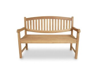 Lille 2-zits tuinbank | teakhout | Natural Teak | 120cm