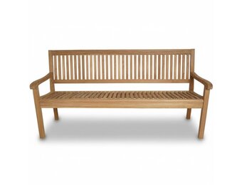 Malmo 3-zits tuinbank | teakhout | Natural Teak | 180cm