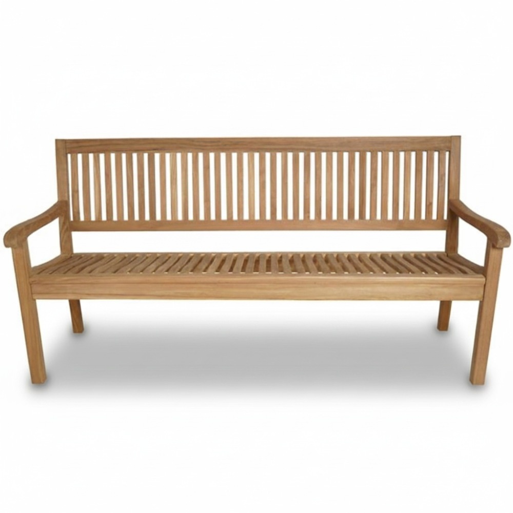 Malmo 3-zits tuinbank | teakhout | Natural Teak | 180cm