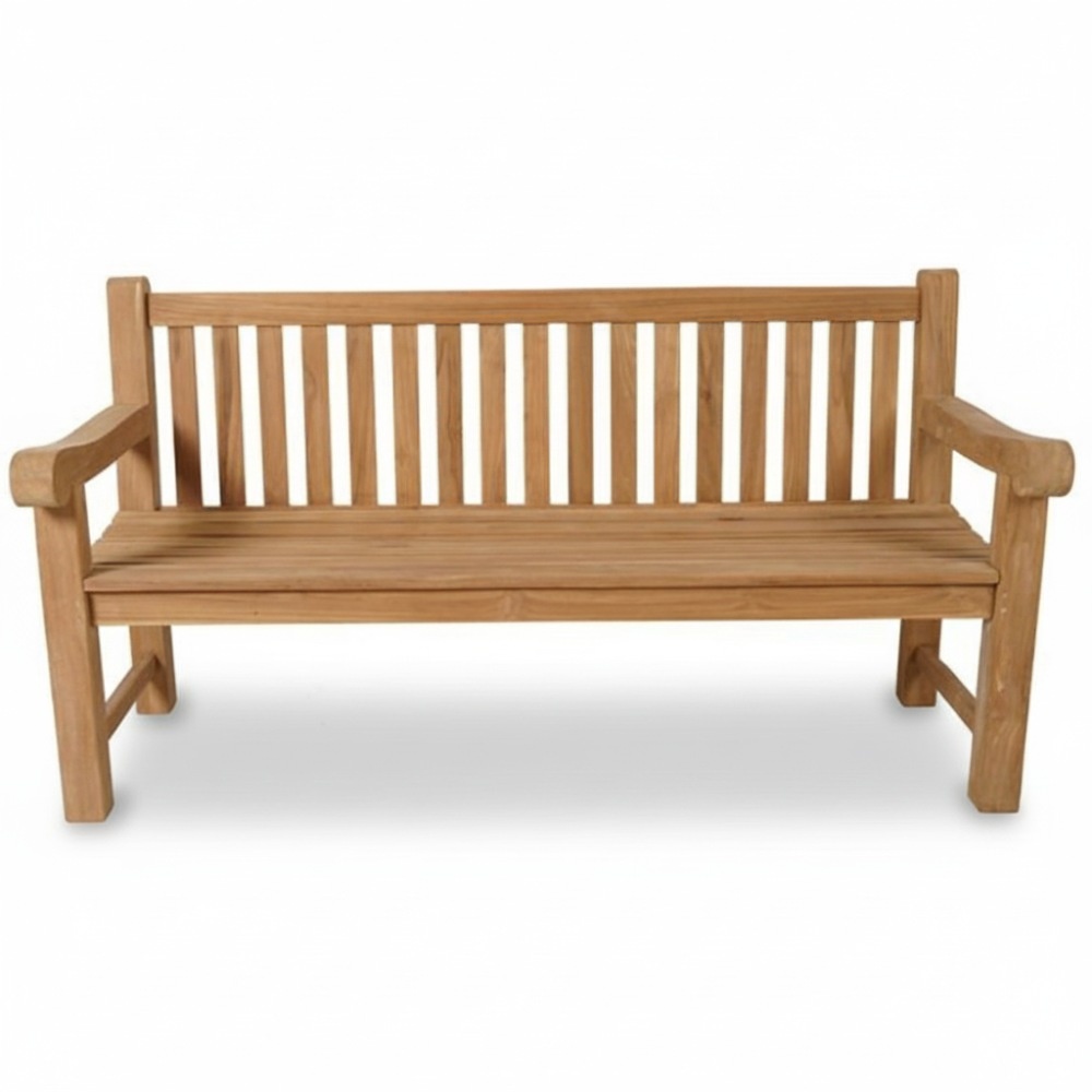 Salzburg 3-zits tuinbank | teakhout | Natural Teak | 164cm afbeelding