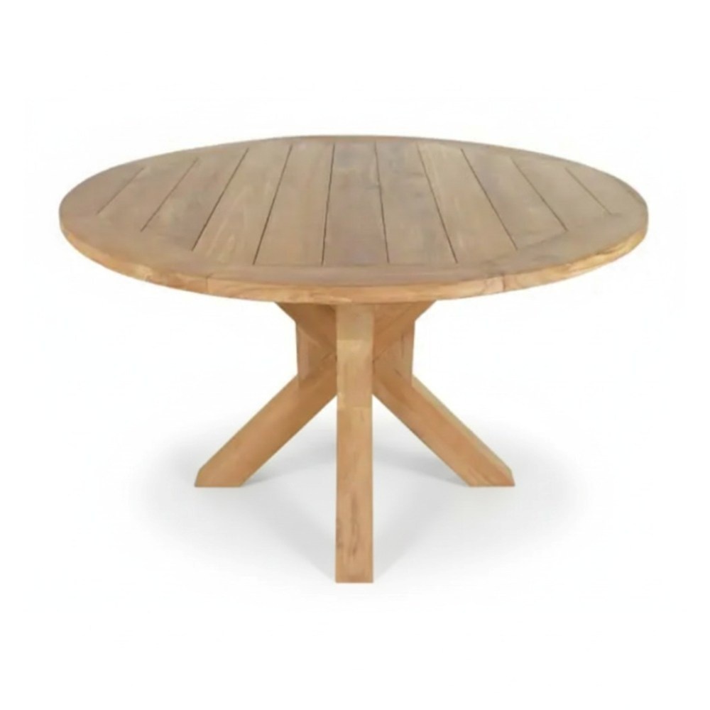 Genua dining tuintafel 4 personen | teakhout | Natural Teak | 120cm rond