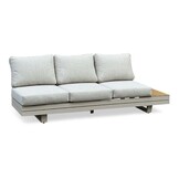 Vegas hoek loungeset-rechts 6 personen incl. tafel | aluminium + polywood | beige | 5-delig