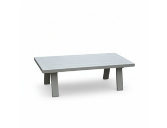Venezia loungetafel | aluminium | beige | 121x60cm