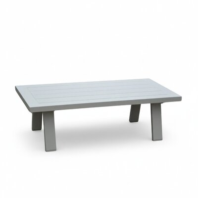 Venezia loungetafel | aluminium | beige | 121x60cm