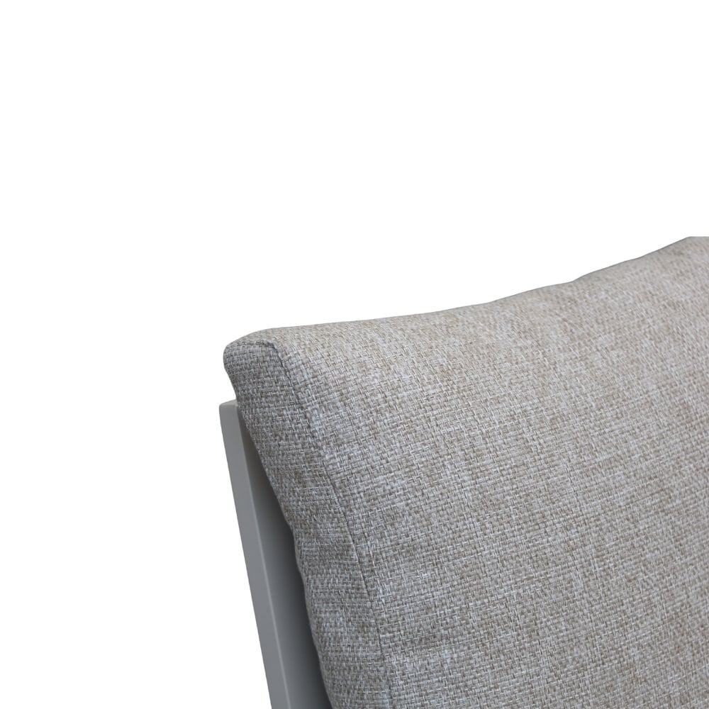 Venezia dining tuinstoel | aluminium + touw | beige