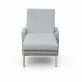 Lola ligbed | aluminium + polywood | beige | 199cm