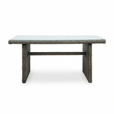 Belfort dining tuintafel 4 personen | wicker | Kobo Grey | 140cm